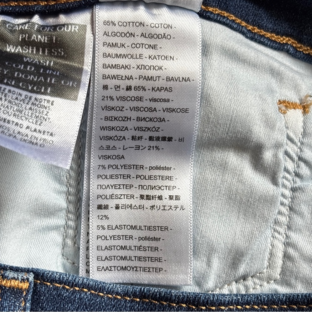 Levi Strauss Co. women’s Dark wash 311 shaping skinny jeans, size 29 - Picture 11 of 11